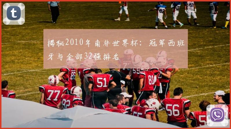 揭秘2010年南非世界杯:冠军西班牙与全部32强排名